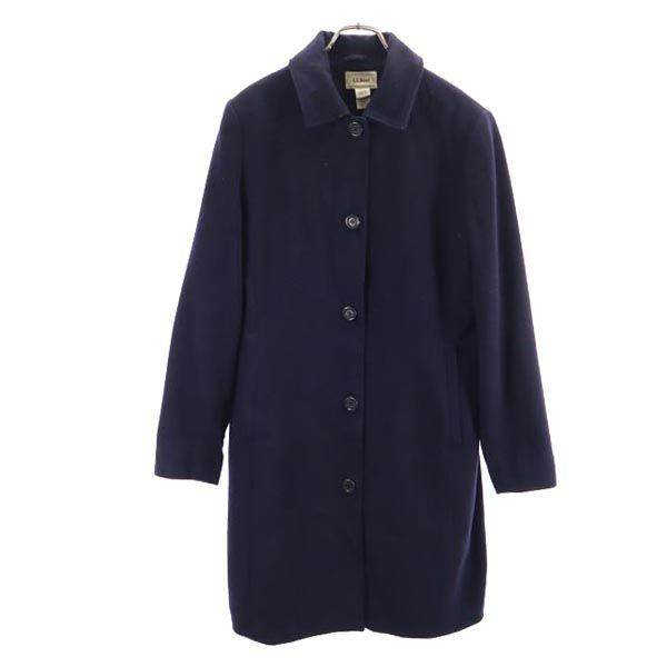 

L.L.Bean Stainless collar coat 14 Navy Women Used