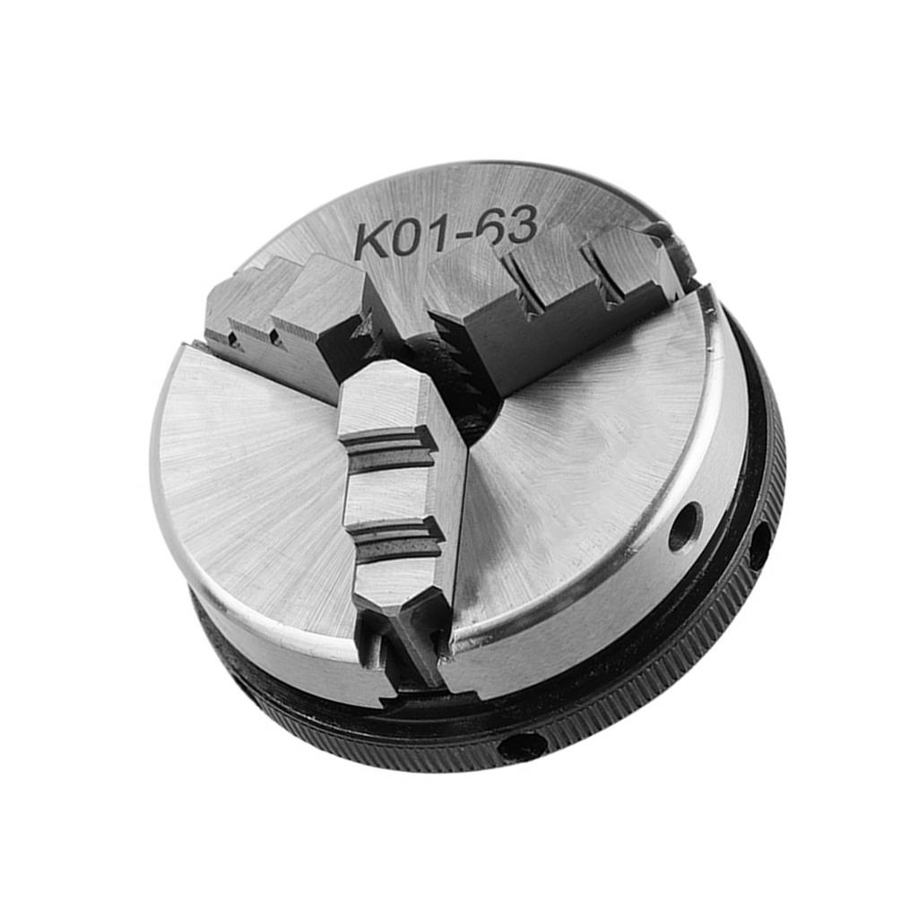 1pc 3 Jaw K01 63 M14 Manual Self Centering Lathe Chuck for Woodworking