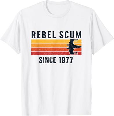 Rebel Scum Since 1977 Classic Retro Funny Vintage T-Shirt Unisex T-Shirt