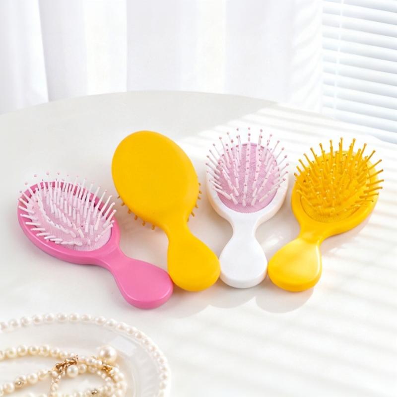 Mini Air Cushion Massage Hair Comb Soft Scalp Friendly Bristles Wet Dry Use For Daily Hair Care Travel