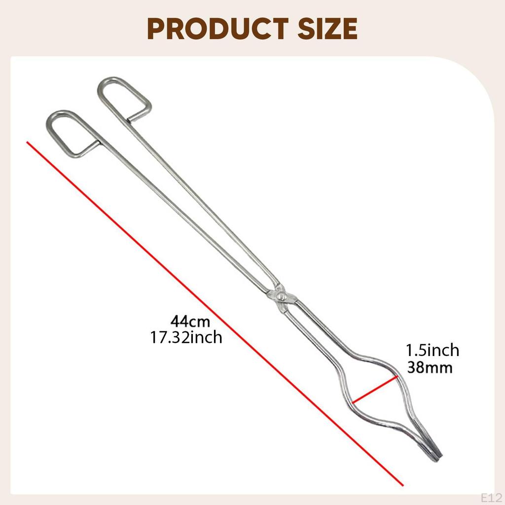 Crucible Tongs Melting Plier Holder Furnace Metalworking Tool for