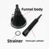 Fuel Filling Long Spout Extended Household Funnel