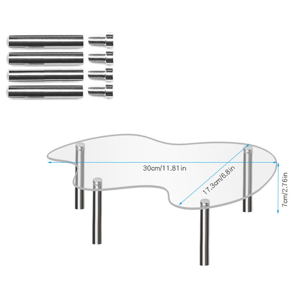 Bakery Stand Acrylic Cupcake Stand Tabletop Display Clear Acrylic Easy To Assemble High-quality Material Sturdy