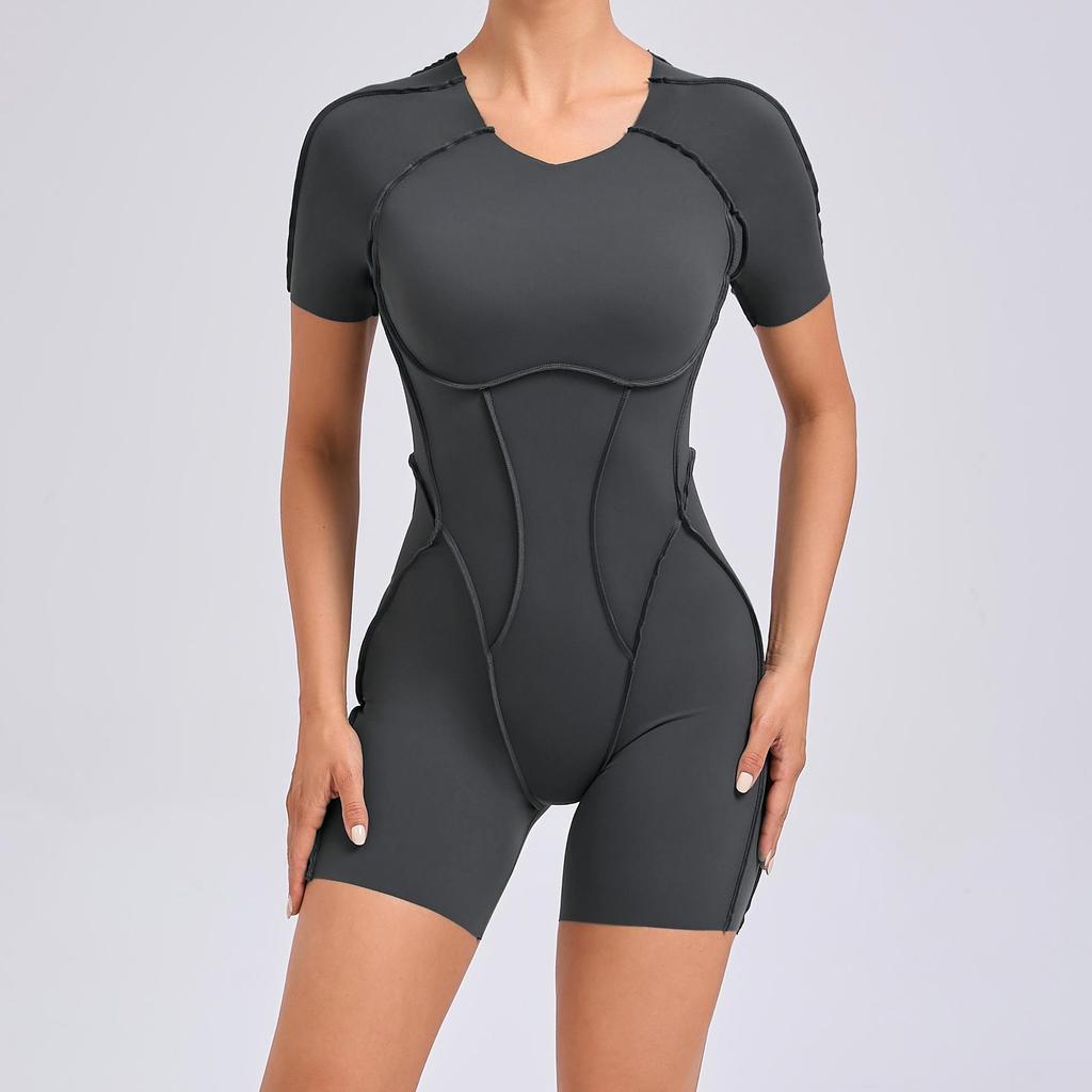 Tuta sportiva imbottita, tuta sportiva, abbigliamento sportivo da donna, set da palestra, abbigliamento da yoga, tuta da fitness da donna, tuta rossa e nera