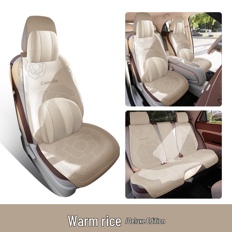 Breathable Suede Seat Covers for Geely Galaxy L7 Dragon MAX & Starship Asian Games Edition
