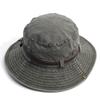 Washed Cotton Bucket Hats Spring Summer Men Women Panama Hat Fishing Hunting Cap Sun Protection Caps Outdoor Sun Hat