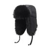 Acrylic plush wool hat, cold hat, fashionable and simple, showing face, small woman, warm ear protection in winter