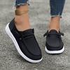Scarpe singole casual taglia grande da donna primavera e autunno nuove europee e americane fondo piatto copripiede tomaia bassa mocassini scarpe singole da donna