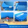 Square Thickened Canvas Folding Frame Swimming Pool