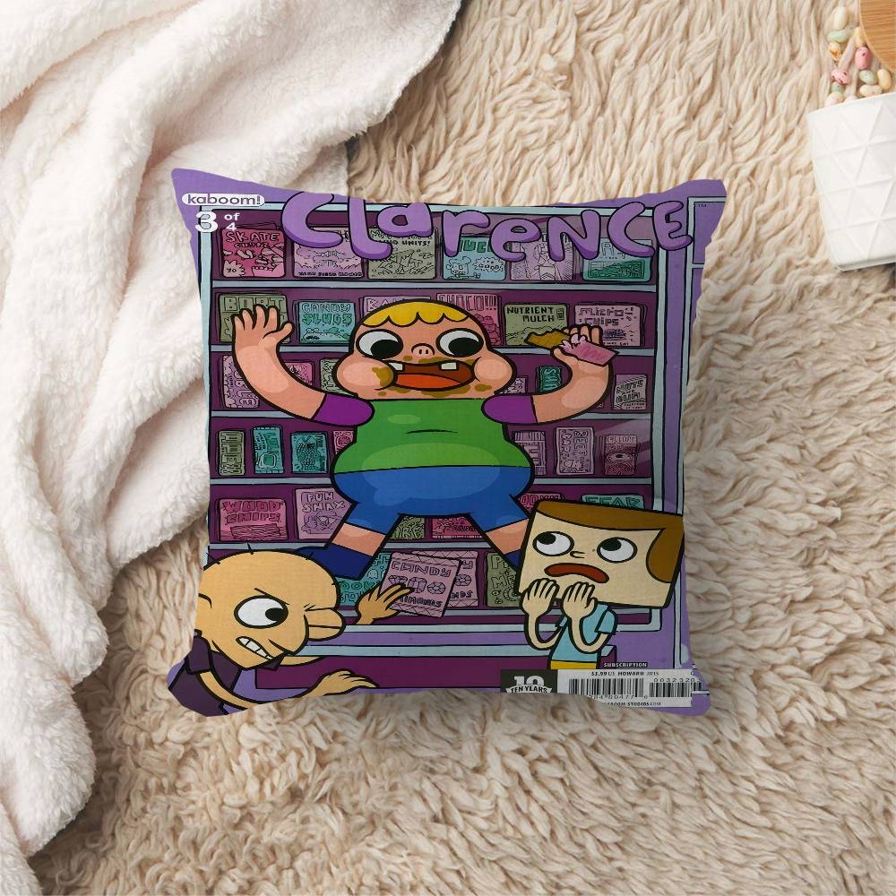 Cartoon CClarences Cushion Cover Inches Farmhouse Decor Home Throw Pillow Covers for Couch Decorations
