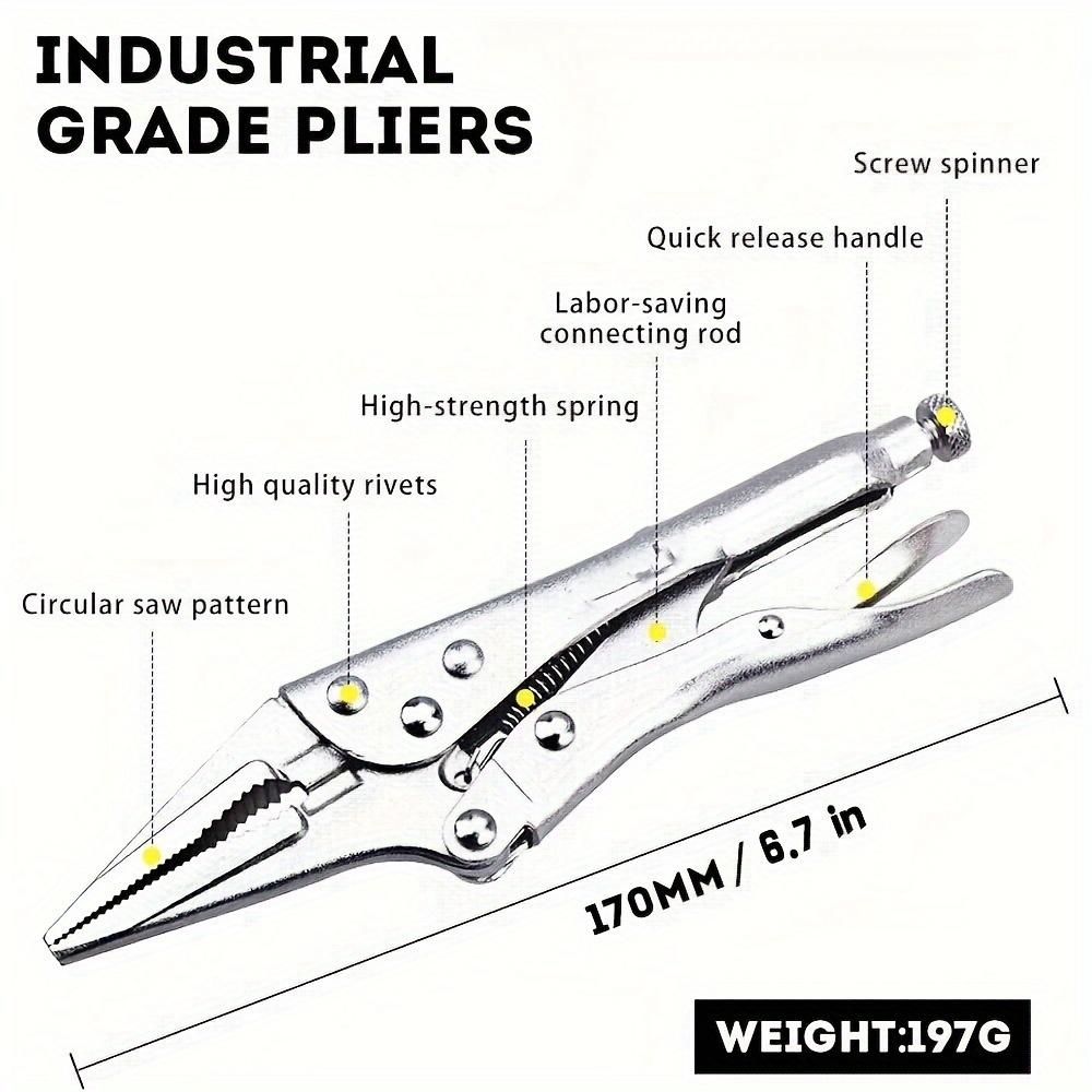 1pc Multifunctional Pliers, Professional Carbon Steel Electrician, Anti Slip Maintenance, Durable Manual Tool