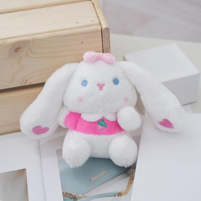 Adorable Cute Bunny Plush Keychain Gift For Couples And Friends With Soft Pp Cotton Filling 13cm Height