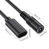 9.8in Type C To DC5.5x2.1mm Power Cord Adapte rCable for Easy Device Connection