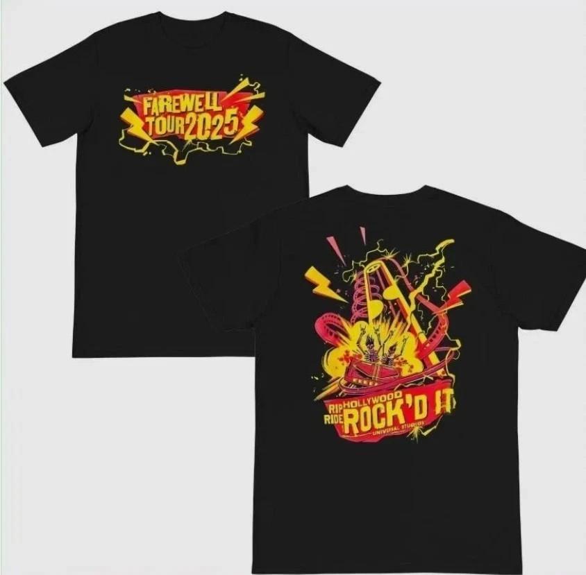 Hollywood Rip Ride Rockit Farewell Tour T-Shirt All Size S-5XL Unisex T-Shirt L