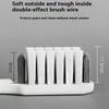 1pcs Toothbrush Clean Braces Dental Tooth Brush Ultra-Fine Soft Bristle Toothbrush Oral Care Removable Folding Storage Design