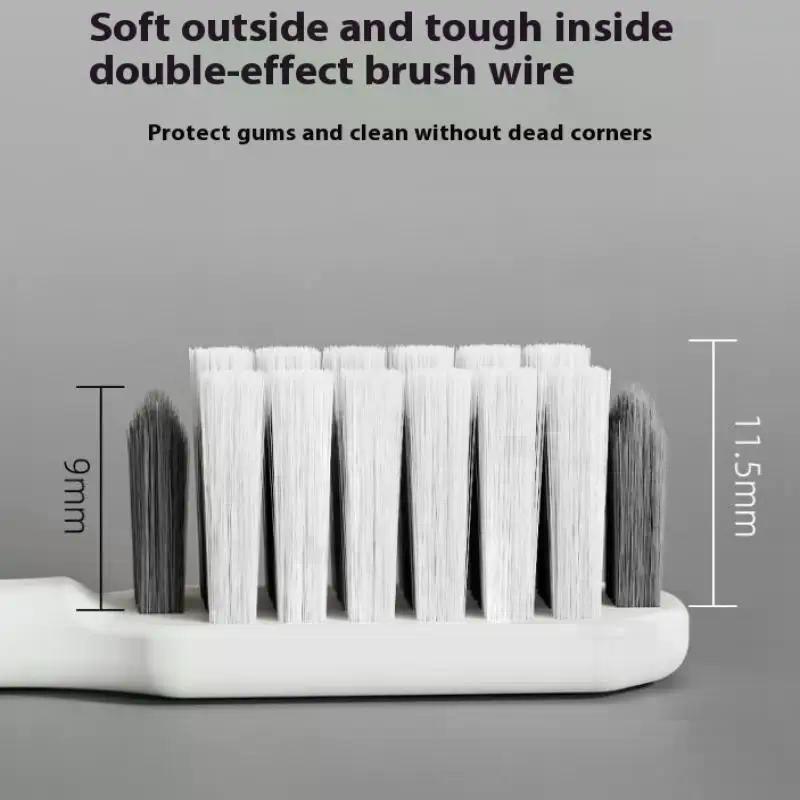 1pcs Toothbrush Clean Braces Dental Tooth Brush Ultra-Fine Soft Bristle Toothbrush Oral Care Removable Folding Storage Design