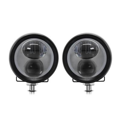 LED Driving Lights, 60W 6000LM Motorcycle Driving Fog Lights Waterproof Round LED Spot Lights for