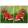 Red Plush LOVE Pattern Costume Pet Christmas Dress Holiday Party Clothing Clothes for Dogs Cats