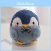 Charmantes Graues Pinguin-Plüsch-Schlüsselanhänger mit ultra-weichem Kristallgewebe