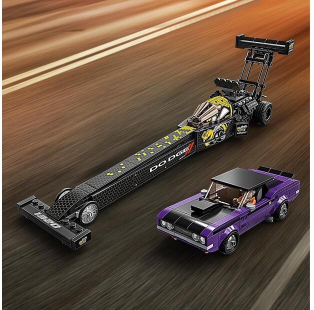LEGO Speed Champions 76904 Mopar Dodge//SRT Top Fuel Dragster и 1970 Dodge Challenger T/A