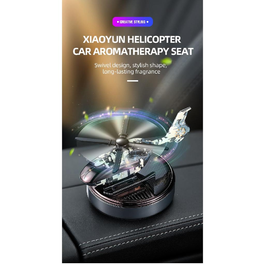 Car Perfume Fragrance Solar Aromatherapy helicopter Car Air Freshener Diffuser Parfume Gift Box Car Decor Auto