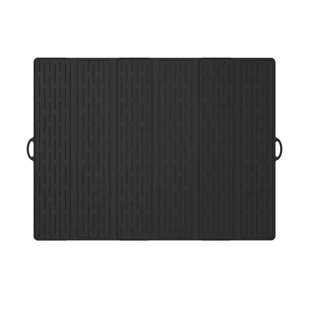 Heat Resistant Silicone Drain Pad Unique Design for Efficient Water Drainage Convenient and Foldable for Easy Storage