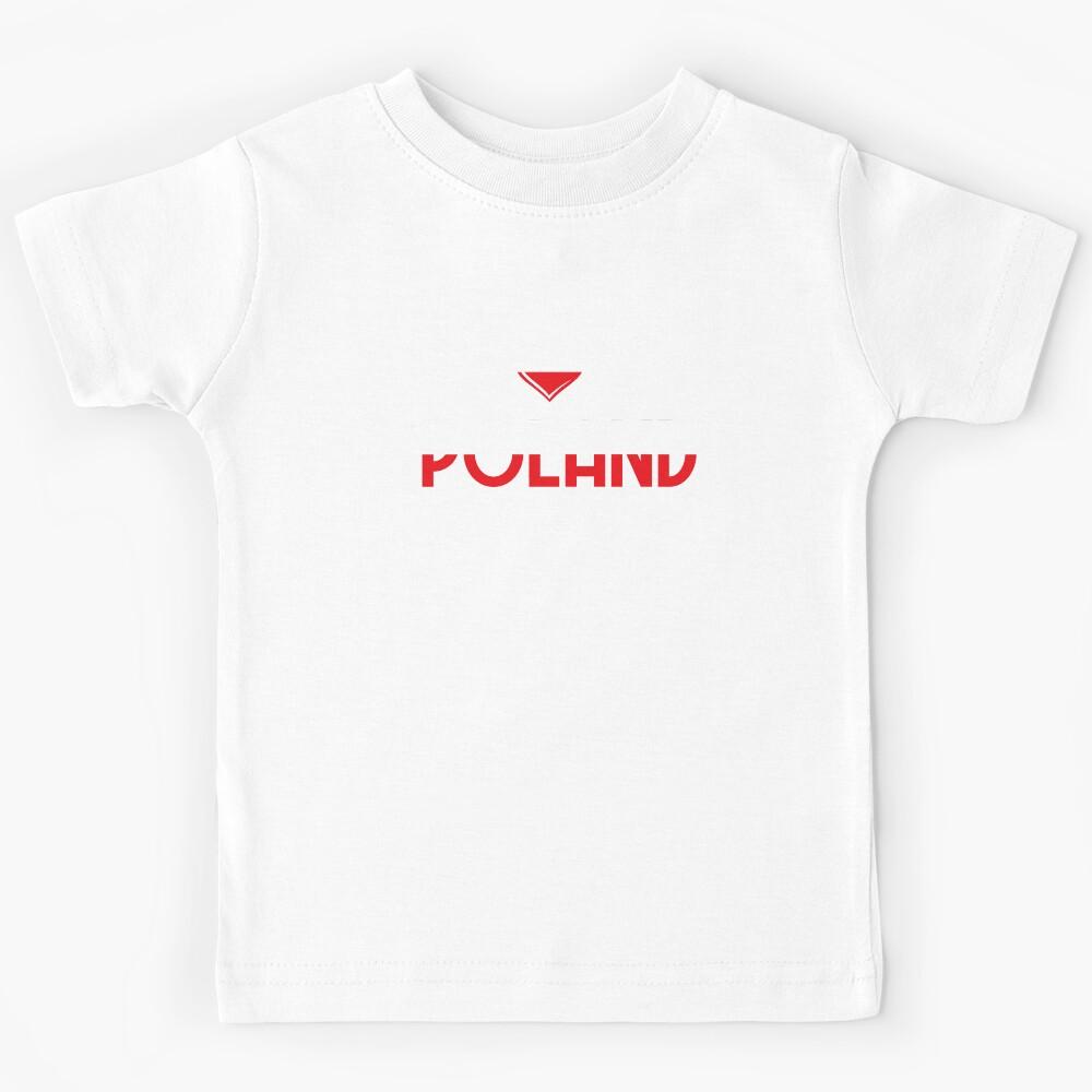 Polska I Love Poland T Shirt Sticker Kids T-Shirt 150