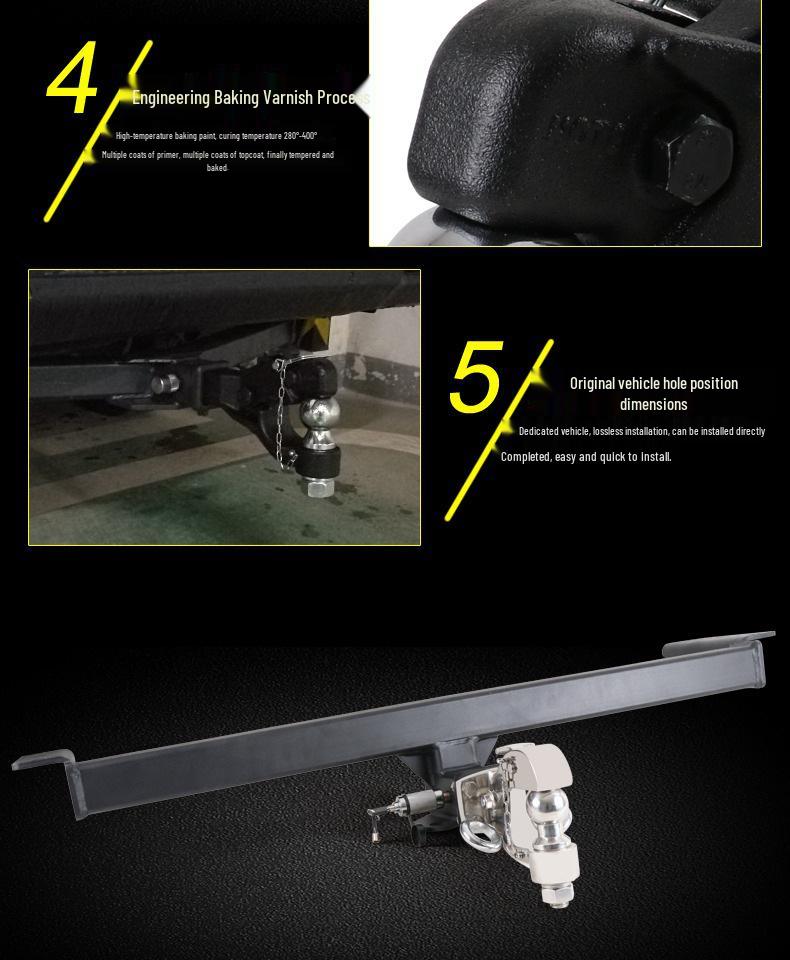 Compatible with Nissan Navara Riqie: Modified Trailer Hitch & Tow Hook Accessories