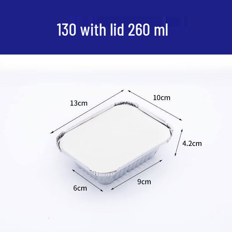 

Kashicong BBQ Aluminum Foil Meal Box with Lids