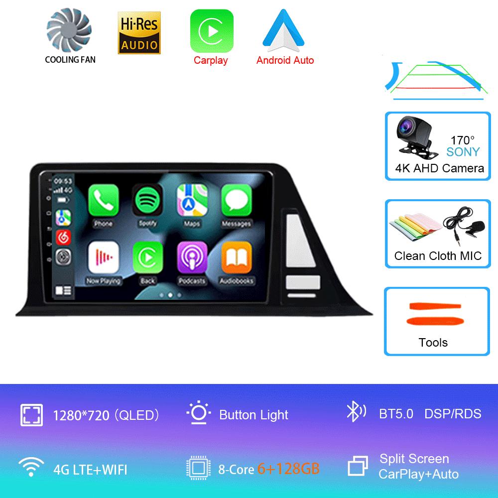 For Toyota CHR C-HR 2016 2017 2018 2019 Car Radio Android 14 Carplay Auto Multimedia Player Autoradio GPS Stereo 2din Head Unit