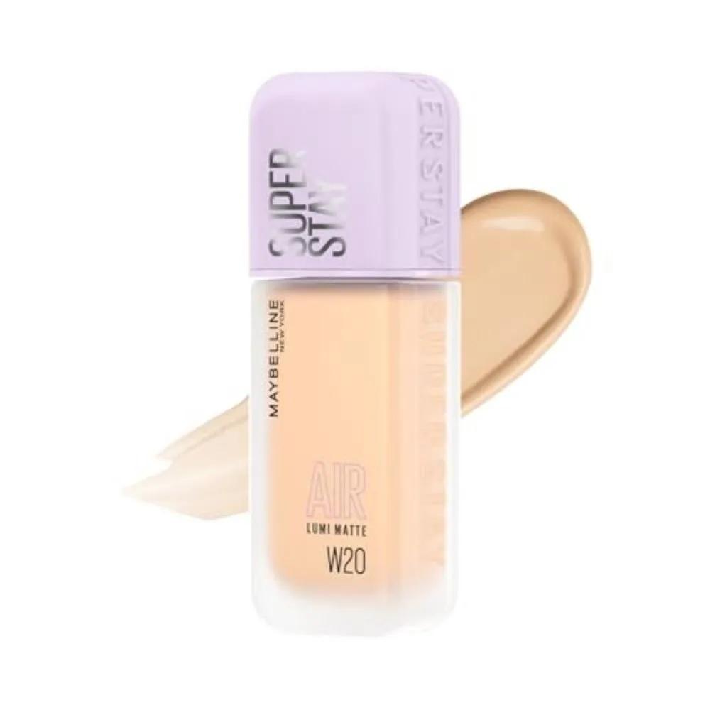 Maybelline Superstay Lumimatte Liquid Foundation W20 2-Piece Set A