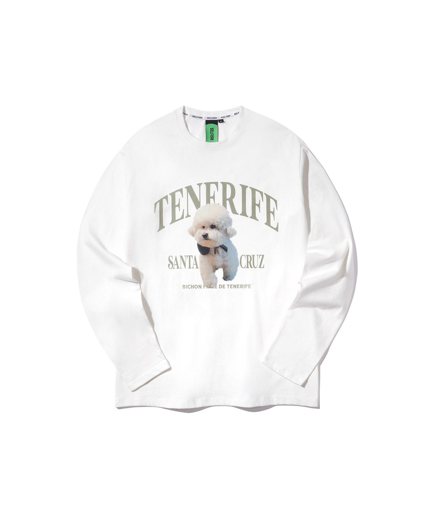Selfish S223Ts16 Sweet Home Toto Long Sleeve T-Shirt (White) L