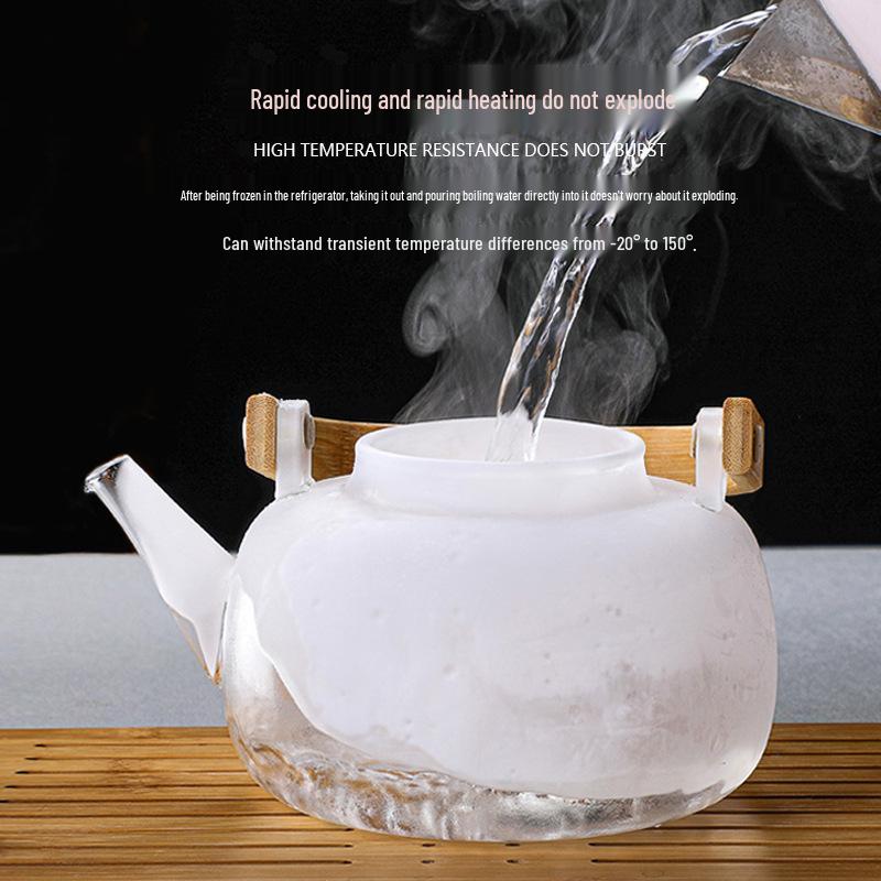 1000ml High Borosilicate Glass Tea Infuser Kettle for Electric, Ceramic, and Gas Stoves