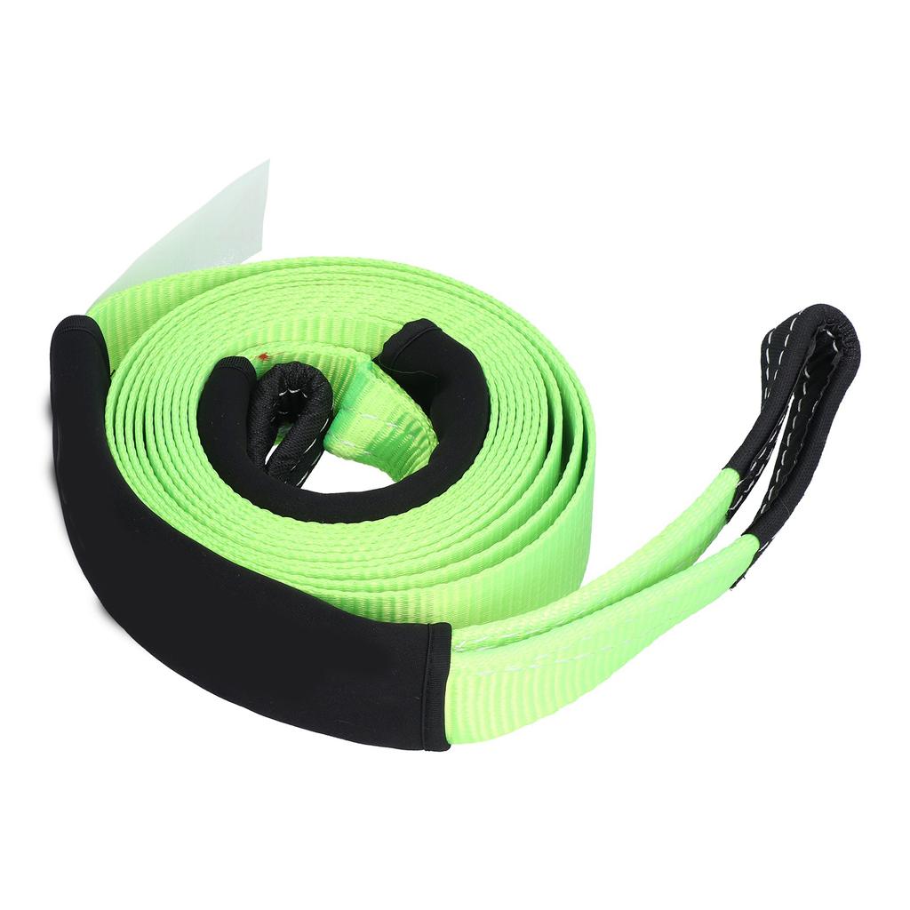 Tow Rope OffRoad Recovery Polyester Pulling Pull Strap 5 Metres 5 Ton for Car Vehicle(Orange )