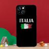 Italy Flag Phone Case For iPhone 16 Pro 11 12 13 14 15 Pro Max 12 13 Mini XS X XR 16e Cover Coque