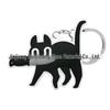 PVC Soft Rubber Cat Keychain Pendant - Cute Bag Accessory and Ornament