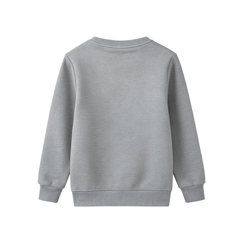 Kids Round Neck Hoodie Fashion Print Versatile Top