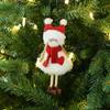 Snowman Plush Doll Christmas Pendant Hanging Hanging Doll Christmas Ornament Doll  Navidad