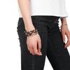 Multilayer  Wide Wristband Leopard Leather Bangle  Bracelets & Bangles Magnetic Clasp Bracelet