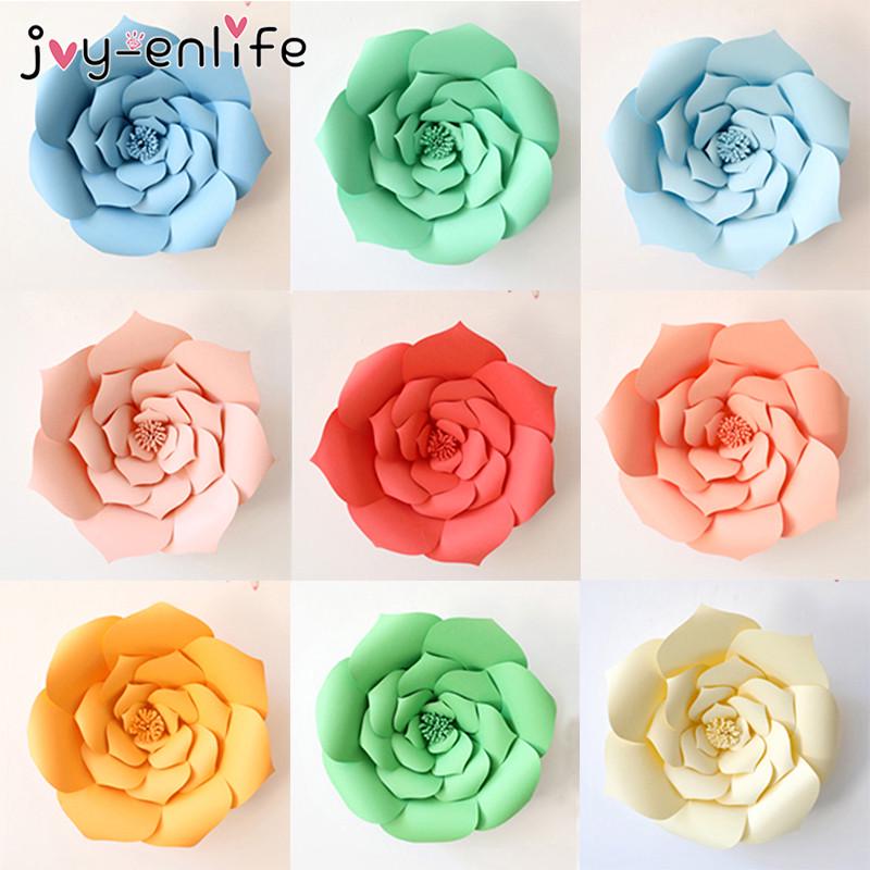 Buy Paper Flowers Backdrop Decor Hen Party Kids Birthday Party Wedding