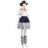 Costume da Jessie di Toy Story per Donna, Set da Cowgirl, Abito Cosplay del Personaggio del Film Anime