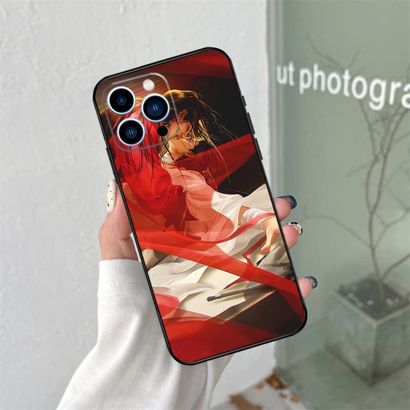 Heaven Official’s Blessing Silicone Soft Case For iPhone 17 Air 11 14 15 16 Pro Max 12 13 Mini 16 Plus 16e Back Cover