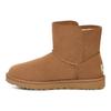 UGG Slip-On Round Toe Short Snow Boots Unisex Boots Chestnut 1166776-CHE