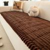 Soft Plush Non-Slip Couch Cushion Thickened Flannel Mat Sofa Bed Window Seat