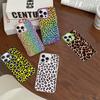 Classic Leopard Cheetah Phone Case For IPhone 17 16 15 14 13 12 11 Pro Max Plus Color Silver Cover