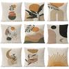 Home Decorative Geometric Bohemia Tropical Linen Pillow Cover Boho Plant Throw Pillow Art Cushion Decoration Sofa Pillowcase