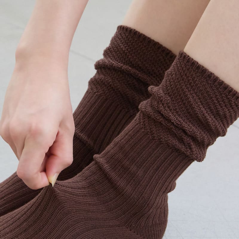 TSH Mesh Ribbed Socks 5 Colors