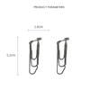 Silver Color Multi-Layer Chain Earrings Long Tassel Piercing Trend Copper Drop Earring Female Ear Accessories Gifts