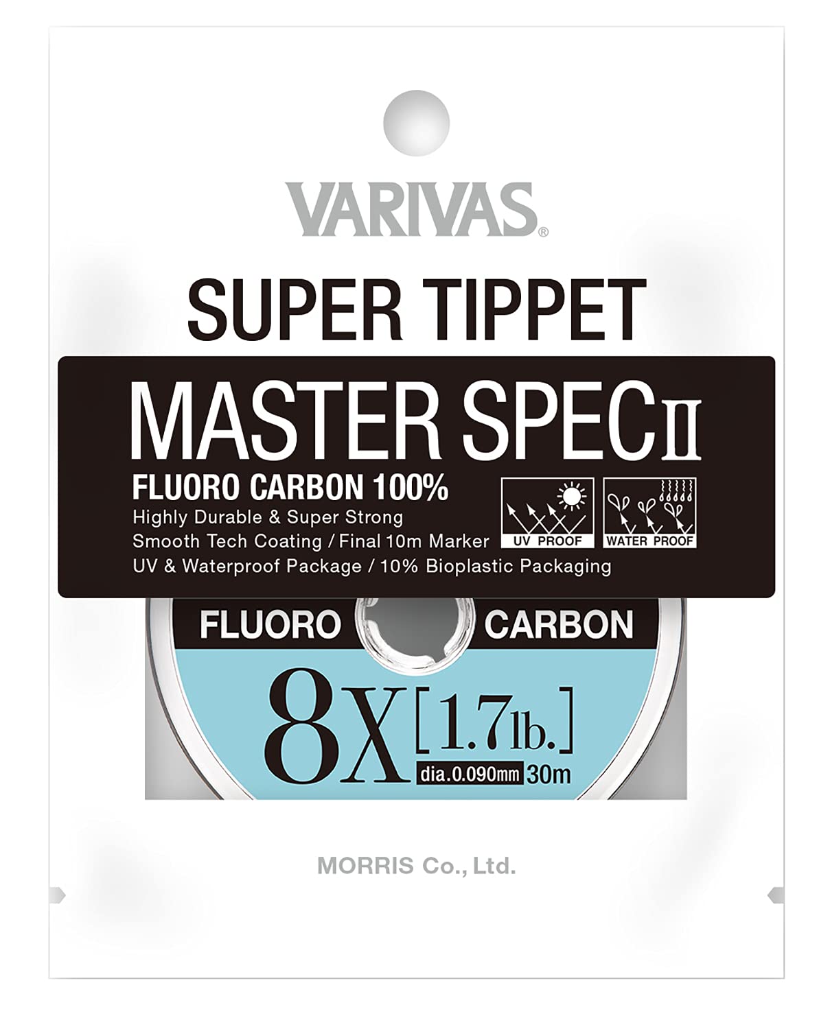 

VARIVAS Super Tippet Master Spec II Fluorocarbon 8x30m 1.7lb