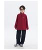 Boys' 2025 Winter Fleece-Lined Half-Zip Pullover Hoodie for Medium and Older Children